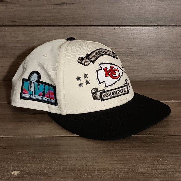 Kansas City Chiefs Super Bowl LVII Champions Hat New Era 9Fifty Adjustable Strap - Picture 1 of 11